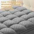 thumbnail image 2 of Mattress Topper King,Extra Thick Mattress Pad Cover for Back Pain,Cooling Mattress Protector with 8-21 Inch Deep Pocket,Overfilled Down Alternative Filling, 2 of 13