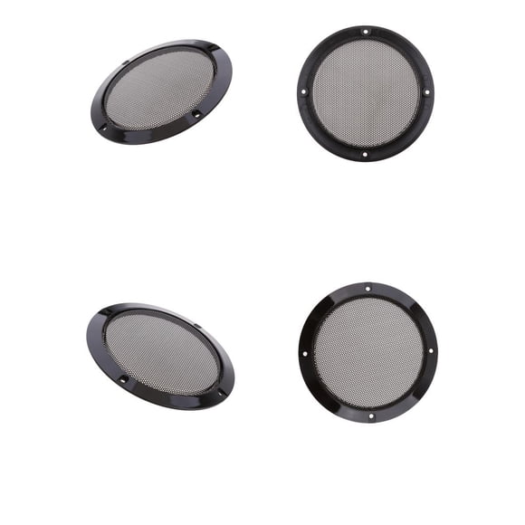 4 Piezas de Cubierta de Parrilla sonido  Universal con Tornillos de Montaje Yotijar Caja de la cubierta de parrillas de altavoz