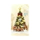 thumbnail image 2 of 3D Embroidery Christmas Door Curtain Holiday Decorative Cover for Front Door Wall Party Festival Home Decorations, 2 of 6