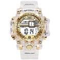 thumbnail image 1 of pieza reloj digital para deportes uso diario correa transparente, 1 of 5