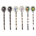 thumbnail image 1 of 6 Pcs Épingle à Cheveux Zircon pour Filles, Pinces à Cheveux Décoratives, 1 of 8