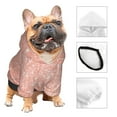 thumbnail image 3 of Sikiie Rose Gold Glitter Dog Hoodie,Dog Clothes,Dog Sweatshirt ,Dog Shirt, Dog Clothes for Puppy Kitten Small Dogs Cats-Medium, 3 of 7