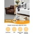 thumbnail image 5 of Horse Print Couch Cover for 2 Cushion Sofa, Modern Watercolor Grey White Animals Washable Loveseat Sofa Covers Slipcover for Sectional Sofas L-Shaped, Couch Throw Cover 71"x118", 5 of 9