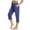 Blue, variant on XuJwPNcy Women's Sweatpants Capri Pants Cropped Jogger Running Pants Lounge Loose Fit Drawstring Waist with Pockets
