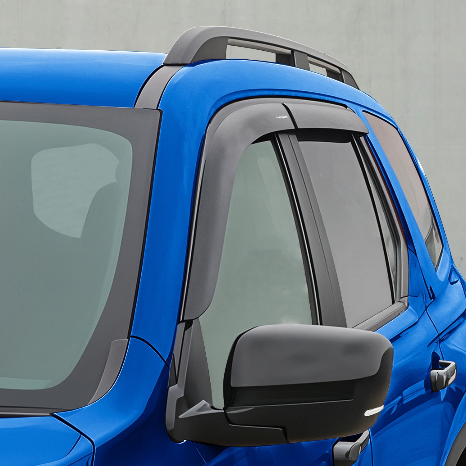 Goodyear Shatterproof Window Deflectors for Honda Pilot 2023-2025, Tape-on Rain Guards, Window Visors, Vent Deflector Visor, Car Accessories, 4 pcs. - GY008783
