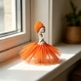 thumbnail image 5 of Desk Goose Outfits 7 Inches, Summer Desktop Duck Clothes Accessories, Mini Spring Goose Knitting Hat Tutu Dress and Shoes, for Desk Goose Statue Decor, 5 of 9