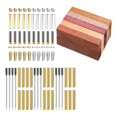 thumbnail image 1 of Kits Bolígrafos para Torneado Madera, Paquete 10, Dorados y Plateados, 20 Piezas Madera para Torneado, Herramientas para Hacer Bolígrafos, Bolígrafo para Bricolaje, Cobre., 1 of 5