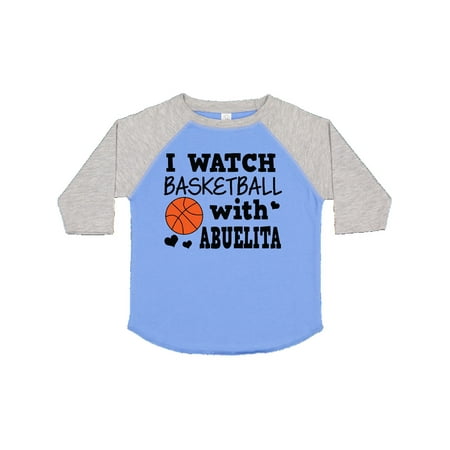 

Inktastic I Watch Basketball with Abuelita Gift Toddler Boy Girl T-Shirt
