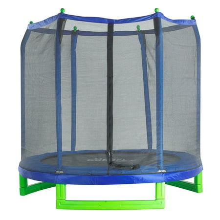 Upper Bounce 7-ft. Indoor / Outdoor Classic Trampoline and Enclosure (8ft Trampoline And Enclosure Best Price)