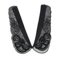 thumbnail image 1 of Cuello desmontable para mujer Macarena Cuello camisero Accesorios para camisa blusa vestidos cortos Negro 22x7 cm, 1 of 8