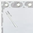 thumbnail image 3 of Exclusive Home Ironwork Sateen Woven Room Darkening Blackout Grommet Top Patio Curtain Panel, 108"x84", Silver, 3 of 9
