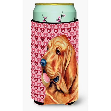 

Caroline s Treasures LH9151TBC Bloodhound Hearts Love and Valentine s Day Portrait Tall Boy Hugger Tall Boy multicolor