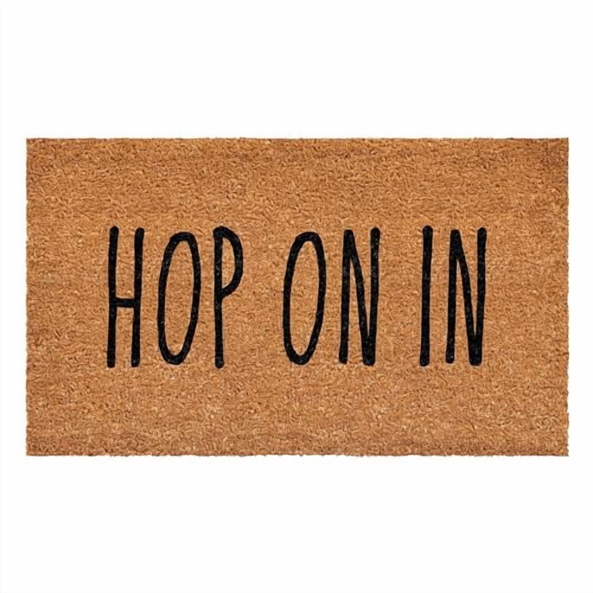 Calloway Mills 109851729 17 x 29 in. Hop on in Rectangular Doormat, Multi Color