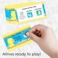thumbnail image 2 of Big Dot of Happiness Ducky Duck - Baby Shower or Birthday Party Game Scratch Off Cards - 22 Count, 2 of 6