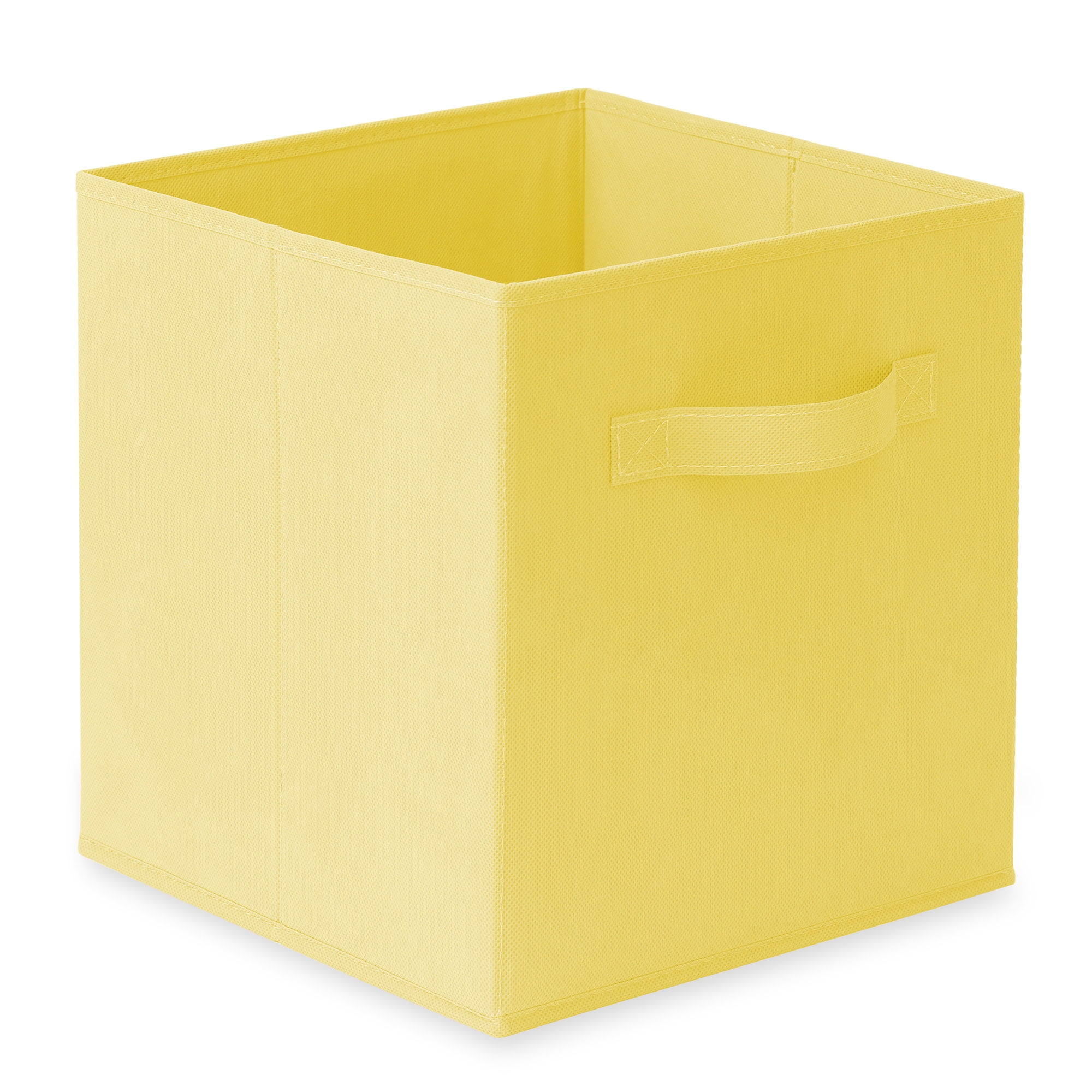 Casafield Set of 12 Fabric Storage Cube Bins, Multicolor - 11" Collapsible Foldable Cloth Baskets for Shelves and Cubby Organizers