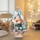 thumbnail image 5 of Árbol de Navidad de plástico, adornos navideños, mini árbol de Navidad, decoración de escritorio, bricolaje, decoraciones de Halloween, decoración de otoño, decoración del hogar, adornos navideños, 5 of 6