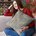 thumbnail image 2 of Plutus Brands Blue Plutus Diamond Jacquard Luxury Throw Pillow 20 in x 20in, Double Sided 20" x 20", 2 of 9