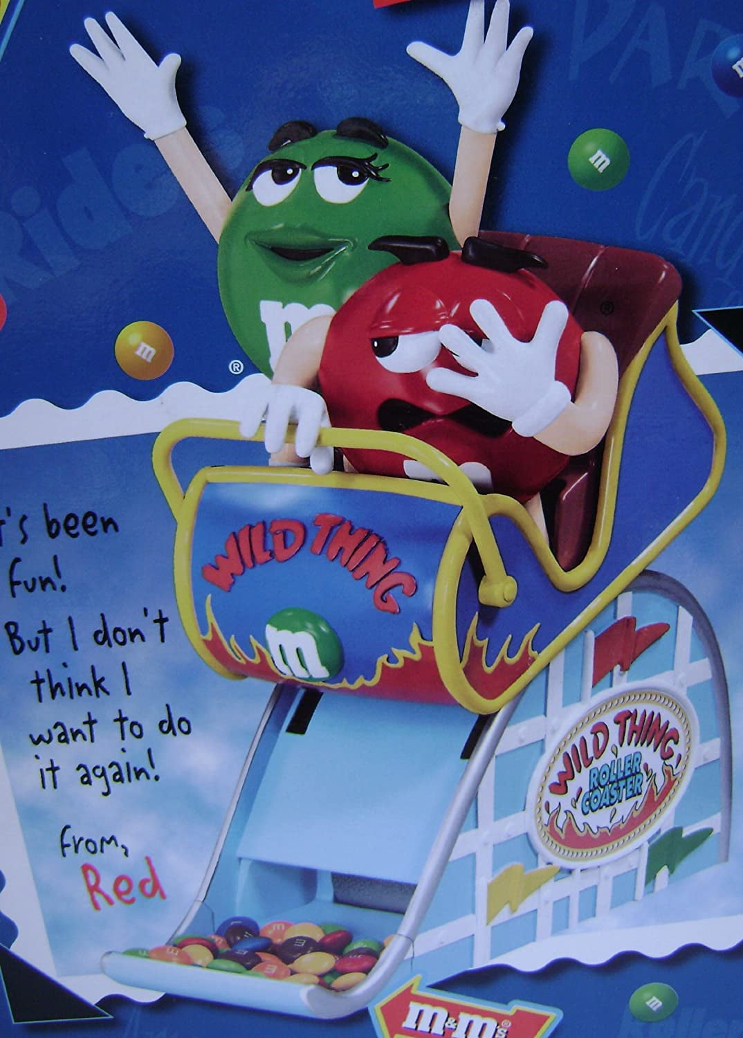 M&M's Candy Dispenser - Wild Things Roller-Coaster - Limited