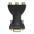 thumbnail image 2 of Adaptateur Femelle 3rca Rgb vers Hd 15 Broches Vga Style Composant Vidéo Jack, 2 of 4