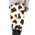 thumbnail image 4 of LUGOGNE Toddler Girls Leggings Cow Print Full Length Yoga Pants Comfortable Soft Stretchy School Daily Play Bottoms, 4 of 9
