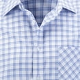 thumbnail image 3 of UQJfacai Mens Short Sleeve Plaid Casual Button Down Shirts Cotton Gingham Regular Fit Collared Dress Shirts with Pocket S-3XL, 3 of 5