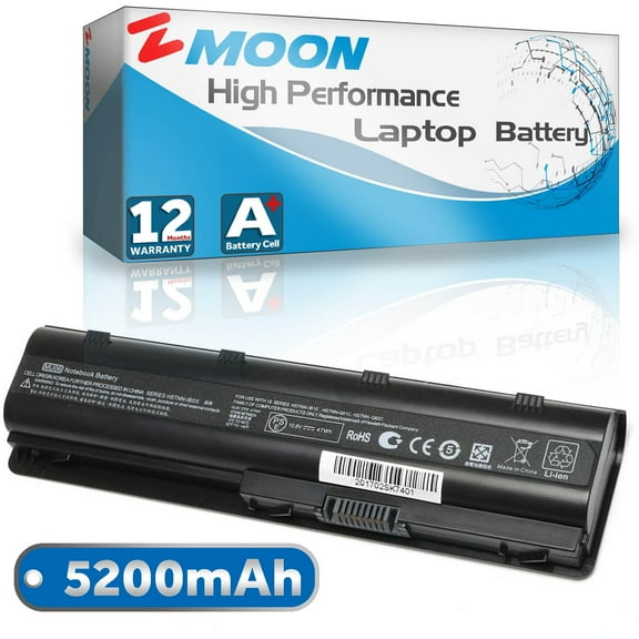 MU06 Notebook Battery for HP Compaq Presario CQ32 CQ42 CQ56 CQ57 CQ62 HP Pavilion DM4 DV5 DV6 DV7 G4 G6 G7 G56 G62 G72 Series Battery Fit Spare 593553-001 593554-001 HSTNN-LB0W - 12 Months Warranty