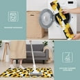 thumbnail image 6 of Black White Checker Sunflower Pattern Kitchen Rugs Sets Of 3,Kitchen Runner Rugs Non Skid Washable,Decorative Kitchen Floor Mats for Kitchen,Sink,Laundry,17"x30"+ 17"x47" + 17"x59", 6 of 6