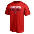 thumbnail image 2 of Men's Red Washington Capitals Iconic Collection Fade Out T-Shirt, 2 of 3
