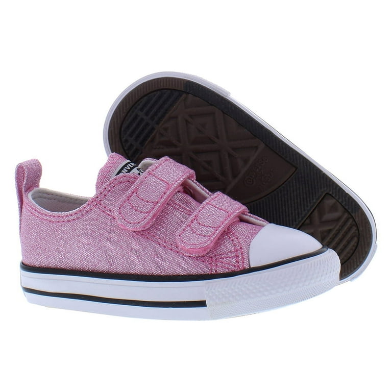 Pink all star ox glitter trainers junior sale