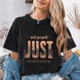 thumbnail image 4 of Jollimate Not Perfect Just Forgiven T-Shirt, Christian Wildflower Graphic Tee, Faith Based Women's Shirt, 4 of 6