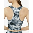 thumbnail image 3 of Calvin Klein Women's Printed Racerback Cropped Tank Top Medium Blue S, $40 NWT, 3 of 5