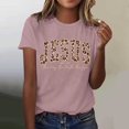 thumbnail image 3 of Jesus The Way The Truth The Life Graphic Tees for Women 2026 Summer Casual Short Sleeve Crewneck Christian T Shirts, 3 of 5