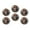 C1624, variant on Glass Refrigerator Magnet 6Pcs Magnetic Fridge Sticker,Decor for Kitchen,Whiteboard,Cabinet,Border Collie Surrounded By Flowers