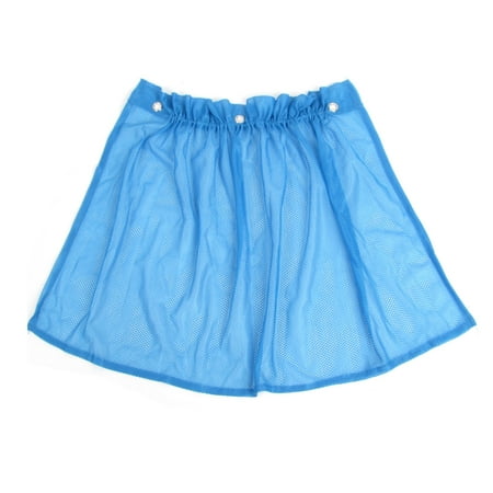 2pcs Suction Cup Blue Mesh Window Curtains Car Automobile Sun