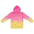 thumbnail image 6 of ZHOGXU Boys Girls Dripping Ice Cream Print Hoodie Long Sleeve Pullover Sweatshirt Kids Casual Classic Tops,6-7 Years, 6 of 7