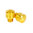 thumbnail image 4 of Unique Bargains 2pcs 10mm Motorbike Motorcycle Mirror Hole Plug Reverse Screw Orange Universal, 4 of 6