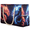 Multicolour 3, variant on Floral Cow Tote Beach Bag for Women Ladies Large Zipper Beach Bags Waterproof Sandproof Sports Gym Swim Pool Travel Bag