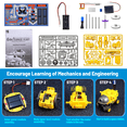 thumbnail image 5 of Flooyes 6-in-1 Solar Robot Kit, STEM Toys Educational Science Kit for Kids Boys Girls Ages 7 8 9 10 11 12, Birthday Gift for Boys, 5 of 7