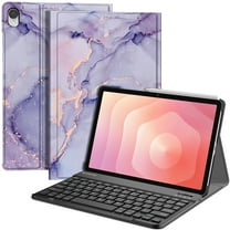 FINTIE Keyboard Case for Samsung Galaxy Tab S11 5G 11 Inch 2025 Model (SM-X730/X736B), Slim Lightweight Stand Cover with Magnetically Detachable Wireless Bluetooth Keyboard, Lilac Marble