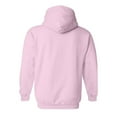 thumbnail image 4 of Gildan Fleece Pullover Hoodie for Men | Heavy Blend Warm Cozy Hooded Sweatshirt for Warmth & Comfort in Light Pink,8 oz. 50/50 Cotton/Polyester- Size M, 4 of 5