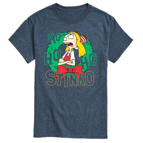 Hey Arnold! - Ho Ho Ho Stinko - Men's Short Sleeve Graphic T-Shirt