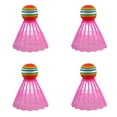 thumbnail image 4 of Uutvmp 4pcs LED Luminous Badminton, The Dark Nylon Birdie Ball Colorful Light Up Shuttlecock for Adults Outdoor Indoor Backyard Games Sports Training Practice, 4 of 7