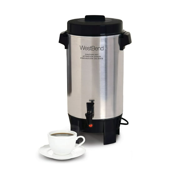 West Bend 42 Cup Coffee Urn, Polished