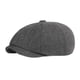 thumbnail image 5 of Gorro de Niño Sunnimix Gorra Plana para Hombre Gorro de Tweed invierno Gris oscuro, 5 of 8
