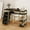 Black, variant on Uforic Makeup Nail Desk with 3 Drawers, Modern Salon Manicure Table, White