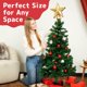 thumbnail image 4 of Árbol de Navidad Prextex Premium de 4 pies con 320 puntas, 4 of 7
