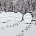 thumbnail image 4 of Non-woven Plant Frost-proof Cover Winter Plant Cold-proof Protective Cover Wind and Cold-resistant Protective Cover with Zipper Freeze Frost Protection Cloth for Potted Plants Fruit Trees, 4 of 5