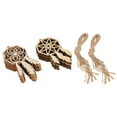 thumbnail image 1 of Decoraciones colgantes de madera duraderas Fyydes para vacaciones Adornos de madera DIY 11 x 6,2 cm, 1 of 6