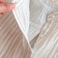 thumbnail image 6 of Fozruso Boys Striped Long Sleeve Shirt Soft Breathable Button Up Shirts for Toddler and Kids Daily Wear, 6 of 7