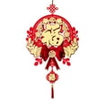 thumbnail image 2 of Abbraccia Chinese New Year Blessing Hanging Decoration 2024 Lunar Year Decor Spring Festival Hanging Ornament for Room Home B, 2 of 7